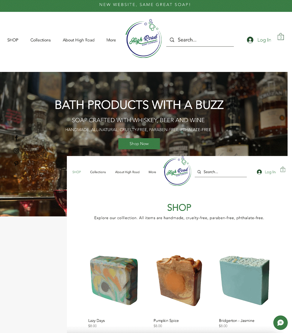 High Road Soap Site